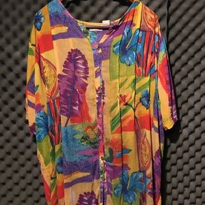 Roaman's Plus Size Short Sleeve Shirt